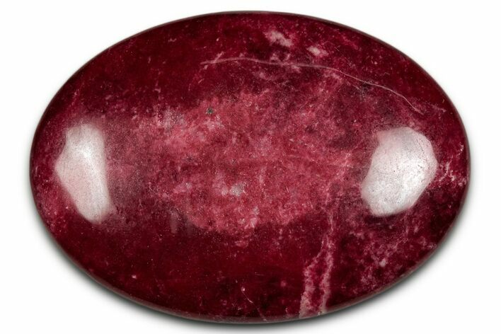 Vibrant Polished Thulite Stone - Trondheim, Norway #343914